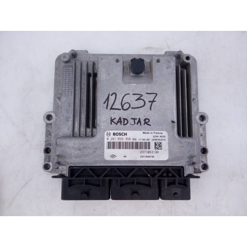 Recambio de centralita motor uce para renault kadjar zen referencia OEM IAM 237106319R 0281033358 