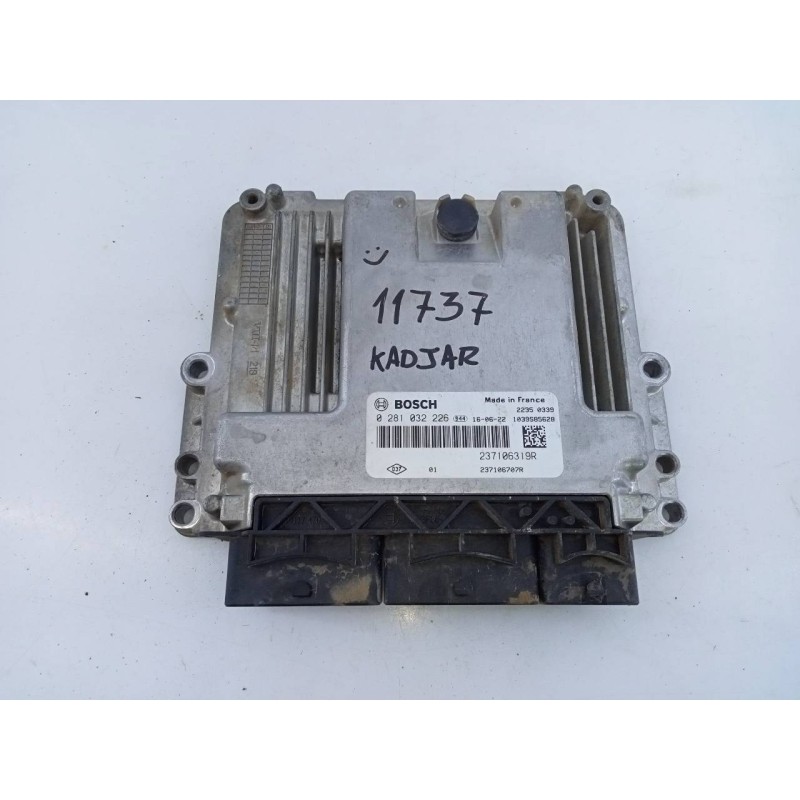 Recambio de centralita motor uce para renault kadjar bose edition referencia OEM IAM 237106319R 0281032226 