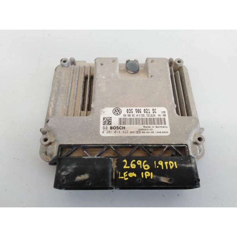 Recambio de centralita motor uce para seat leon (1p1) comfort limited referencia OEM IAM 03G906021SC 0281014422 