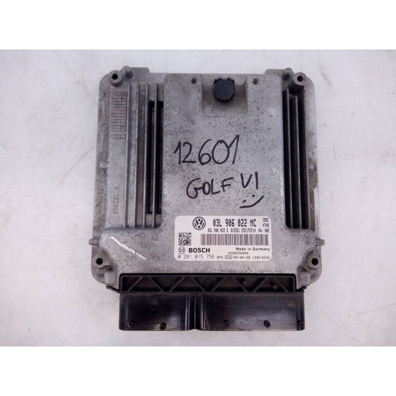 Recambio de centralita motor uce para volkswagen golf vi (5k1) advance referencia OEM IAM 03L906022MC 0281015756 