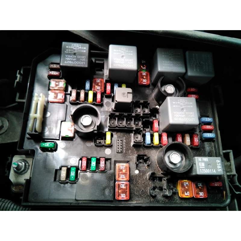 Recambio de caja reles / fusibles para opel corsa e selective ecoflex referencia OEM IAM   