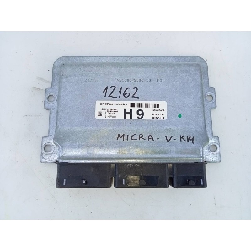 Recambio de centralita motor uce para nissan micra v (k14) acenta referencia OEM IAM 237105FW0B A3C0637050001 