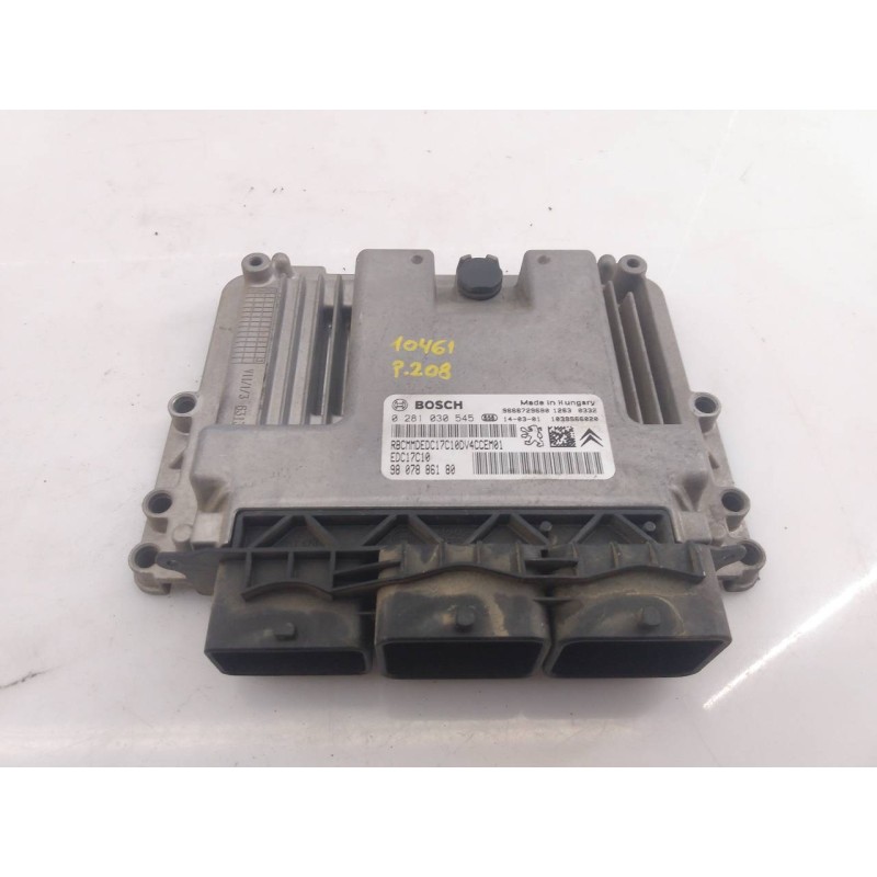 Recambio de centralita motor uce para peugeot 208 access referencia OEM IAM 9807886180 0281030545 