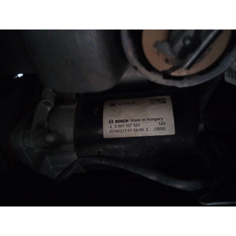 Recambio de motor arranque para opel corsa e selective referencia OEM IAM 55578921 0001107522 