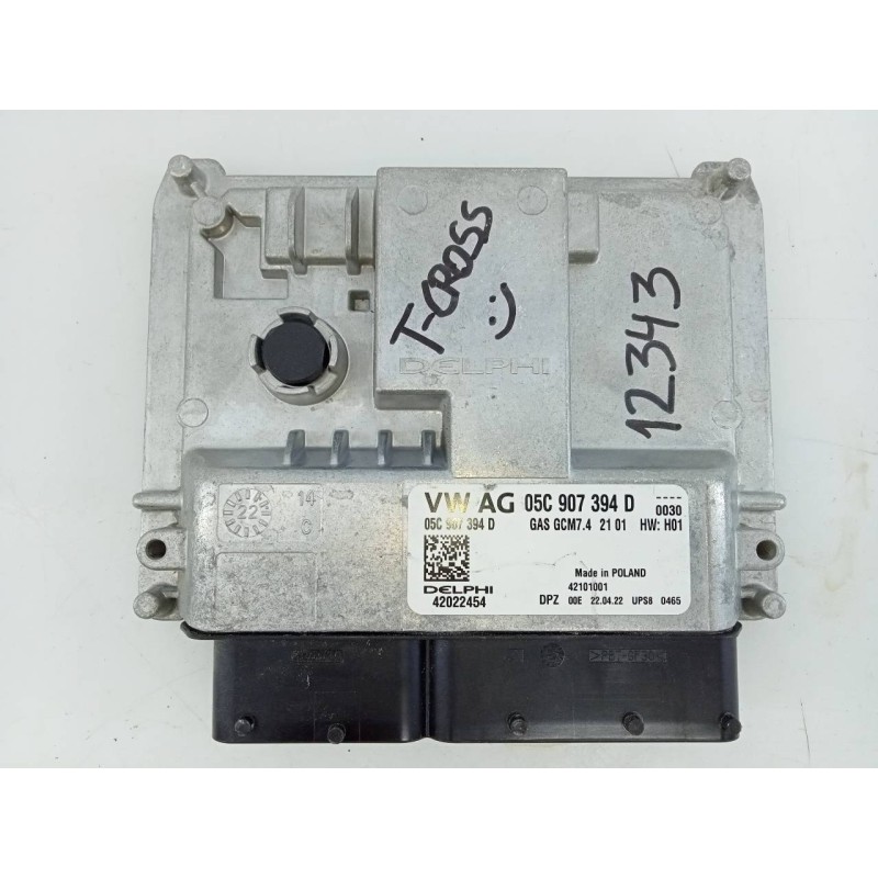 Recambio de centralita motor uce para volkswagen t-cross life referencia OEM IAM 05C907394D 42022454 