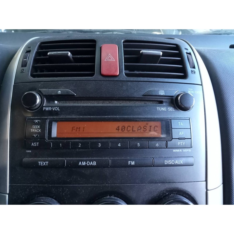 Recambio de sistema audio / radio cd para toyota auris active referencia OEM IAM   