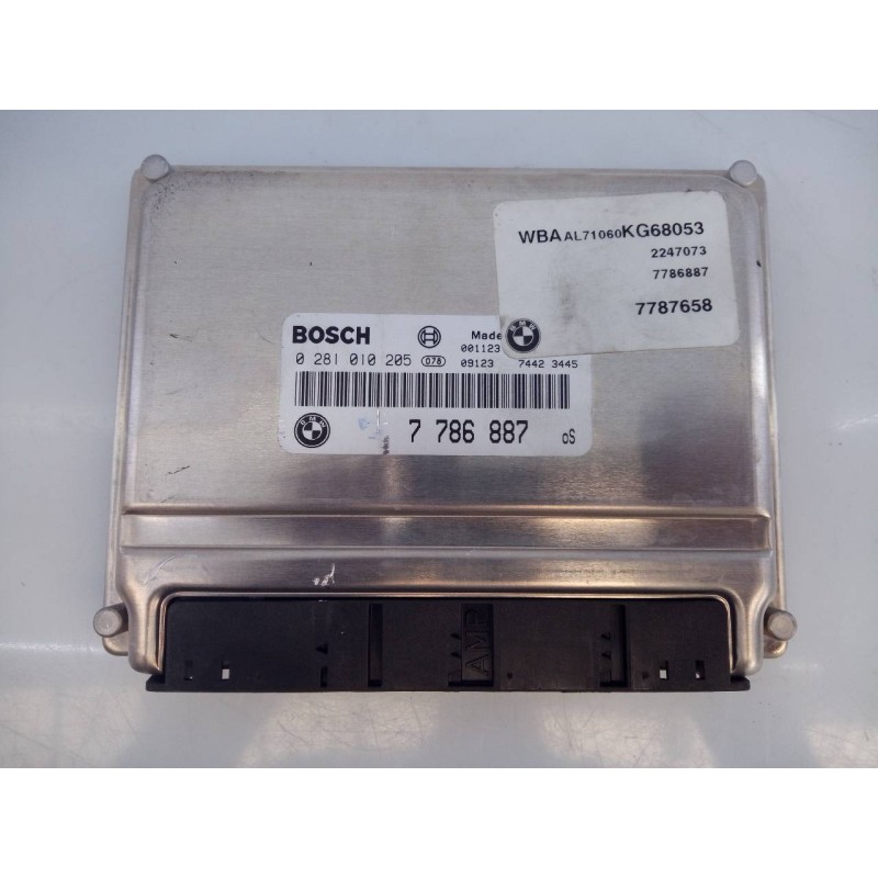 Recambio de centralita motor uce para bmw serie 3 berlina (e46) 320d referencia OEM IAM 0281010205 7786887 