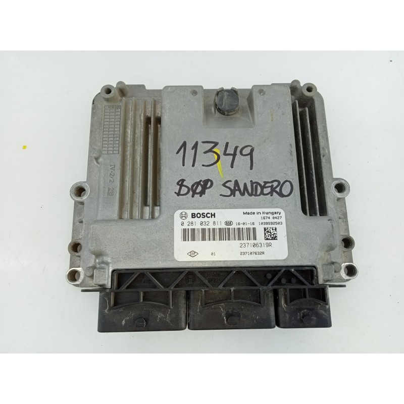 Recambio de centralita motor uce para dacia sandero stepway referencia OEM IAM 237106319R 0281032811 