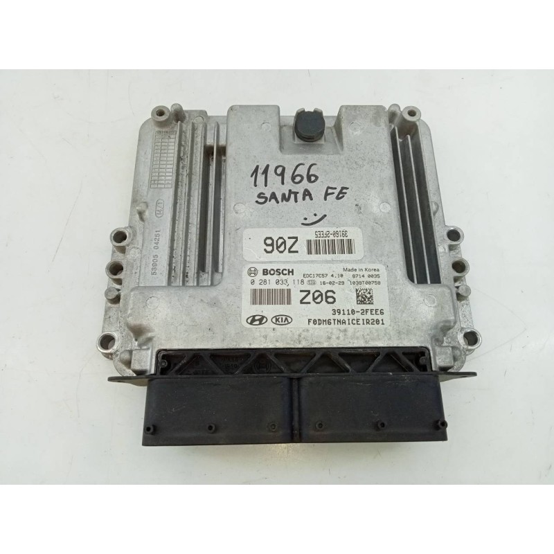 Recambio de centralita motor uce para hyundai santa fe (dm) style 4wd referencia OEM IAM 391102FEE6 0281033118 