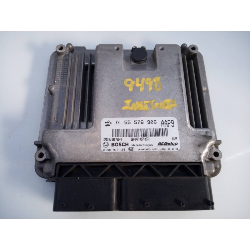 Recambio de centralita motor uce para opel insignia berlina cosmo referencia OEM IAM 55576906 0281017105 