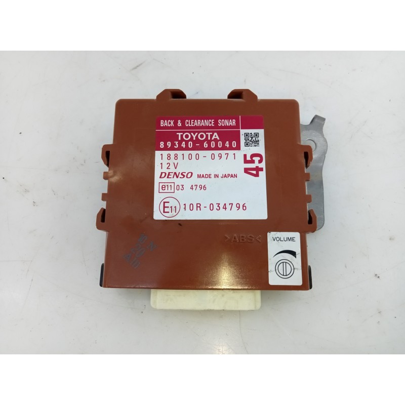 Recambio de modulo electronico para toyota land cruiser (j15) basis referencia OEM IAM 8934060040 1881000971 