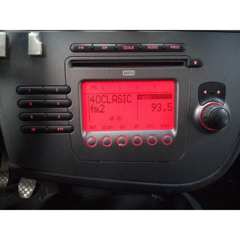 Recambio de sistema audio / radio cd para seat leon (1p1) reference referencia OEM IAM   