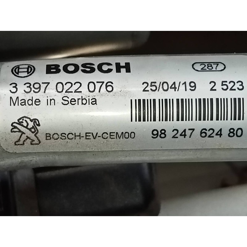 Recambio de motor limpia delantero para peugeot 3008 gt line referencia OEM IAM 9824762480 3397022076 