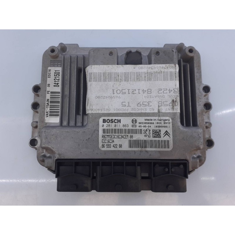 Recambio de centralita motor uce para peugeot 307 berlina (s2) d-sign referencia OEM IAM 9659342280 0281011863 