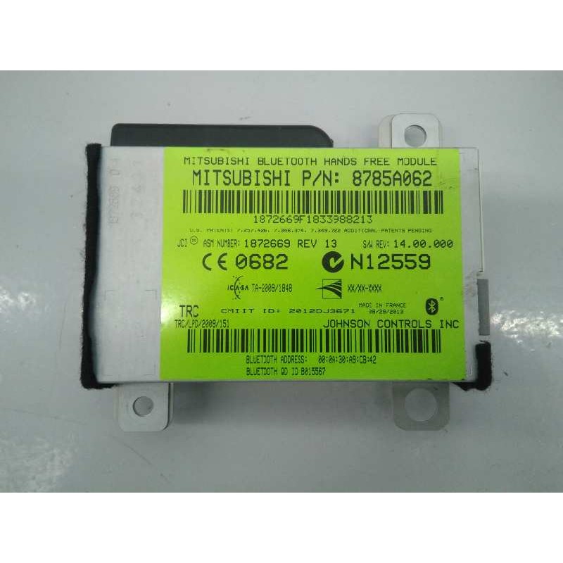 Recambio de modulo electronico para mitsubishi outlander (gf0) phev kaiteki 4wd referencia OEM IAM 8785A062 1872669F1833988213 