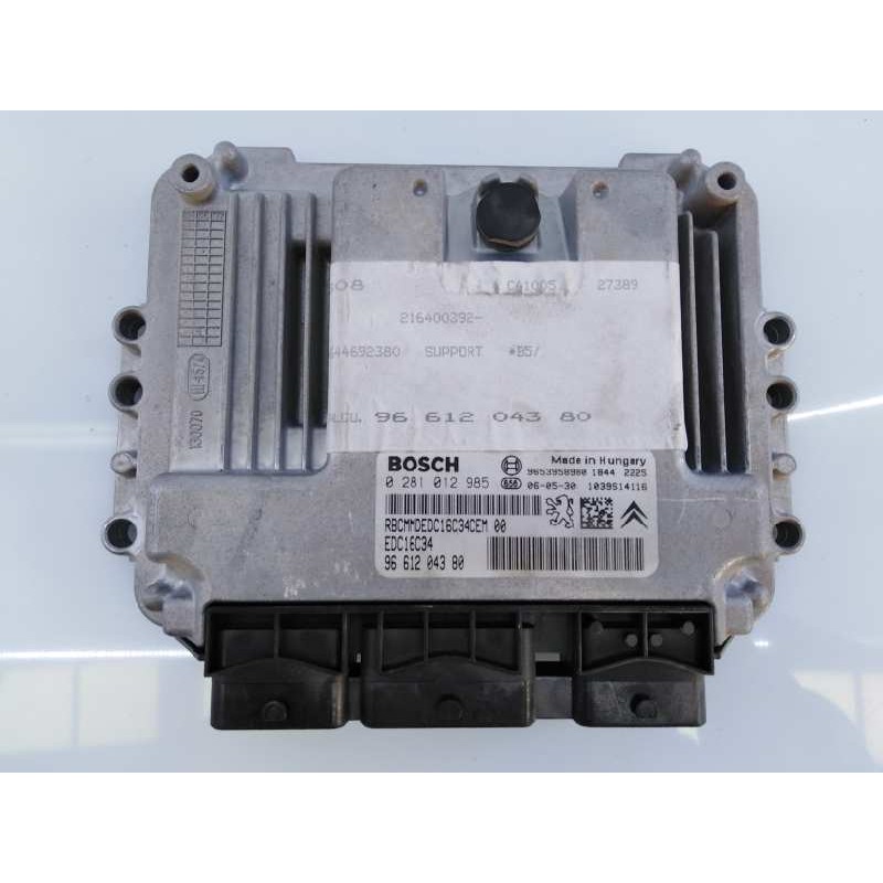 Recambio de centralita motor uce para citroen c4 coupe cool referencia OEM IAM 0281012985 9661204380 