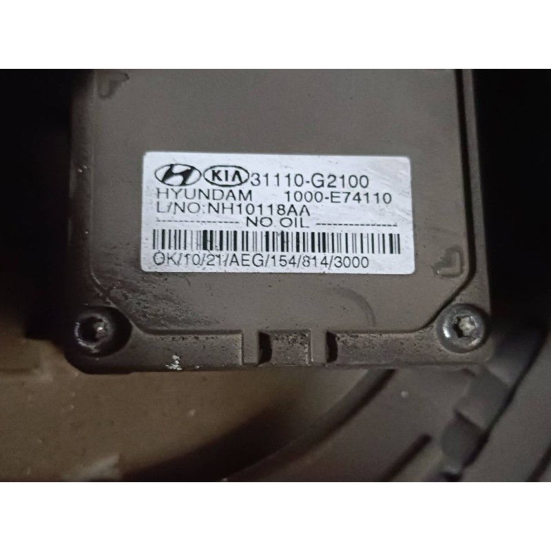 Recambio de aforador para hyundai ioniq hybrid referencia OEM IAM 31110G2100 1000E74110 