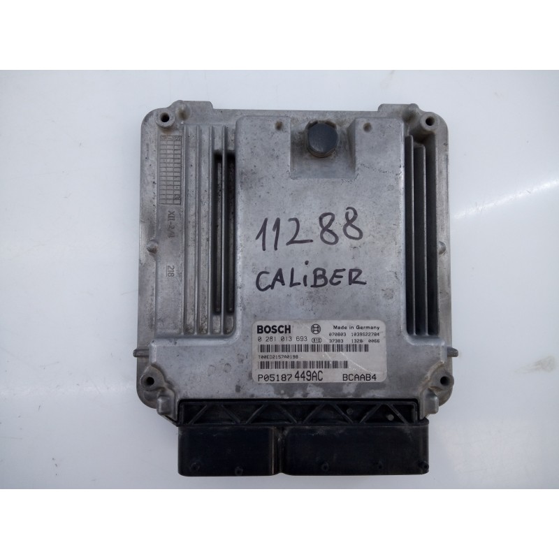 Recambio de centralita motor uce para dodge caliber s referencia OEM IAM P05187449AC 0281013693 