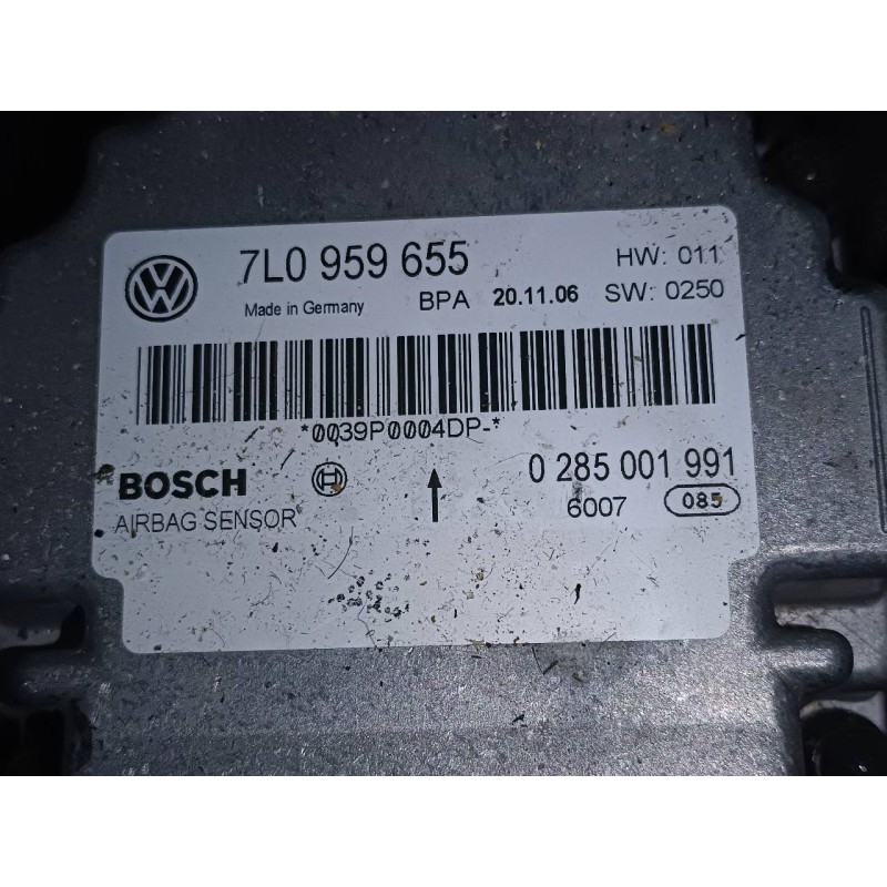 Recambio de centralita airbag para volkswagen touareg (7l6) tdi r5 referencia OEM IAM 7L0959655  