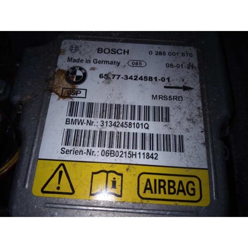 Recambio de centralita airbag para bmw x3 (e83) 2.0d referencia OEM IAM 6577342458101 0285001870 