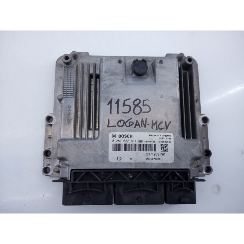 Recambio de centralita motor uce para dacia logan mcv ii prestige referencia OEM IAM 237106319R 0281032811 