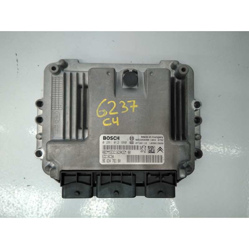 Recambio de centralita motor uce para citroen c4 grand picasso exclusive referencia OEM IAM 9663476180 0281012980 