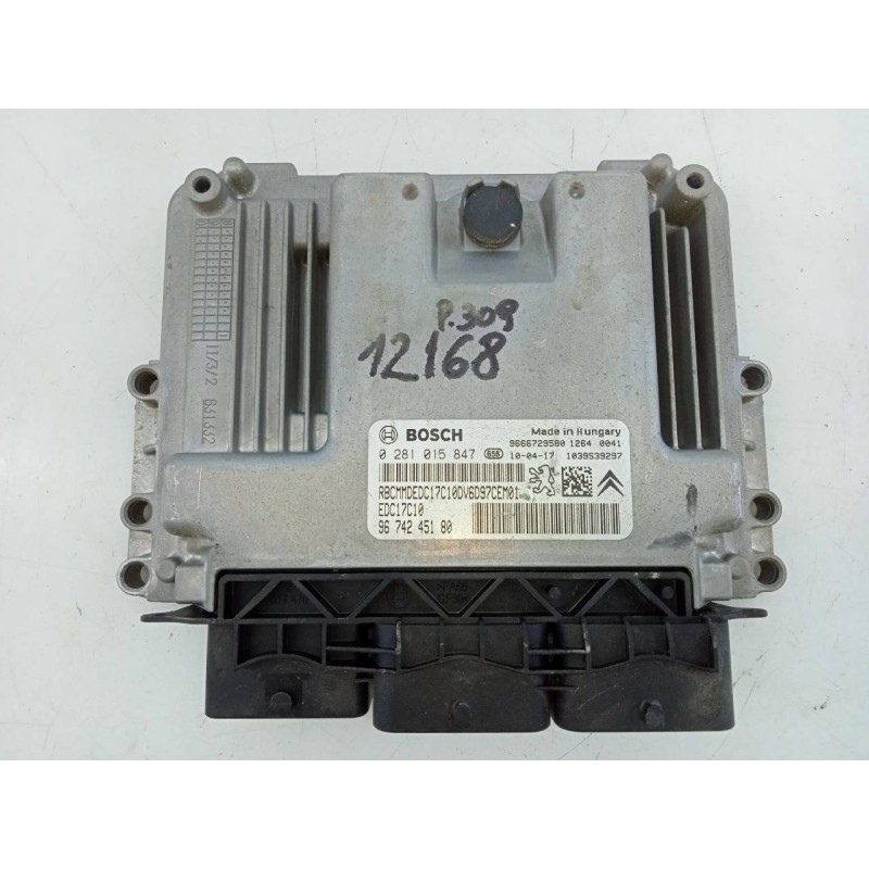 Recambio de centralita motor uce para peugeot 308 access referencia OEM IAM 9674245180 0281015847 