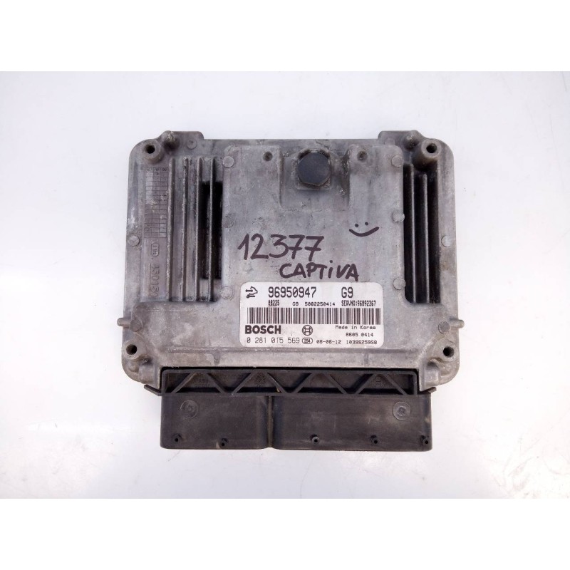 Recambio de centralita motor uce para chevrolet captiva 2.0 vcdi ls referencia OEM IAM 96950947 0281015569 