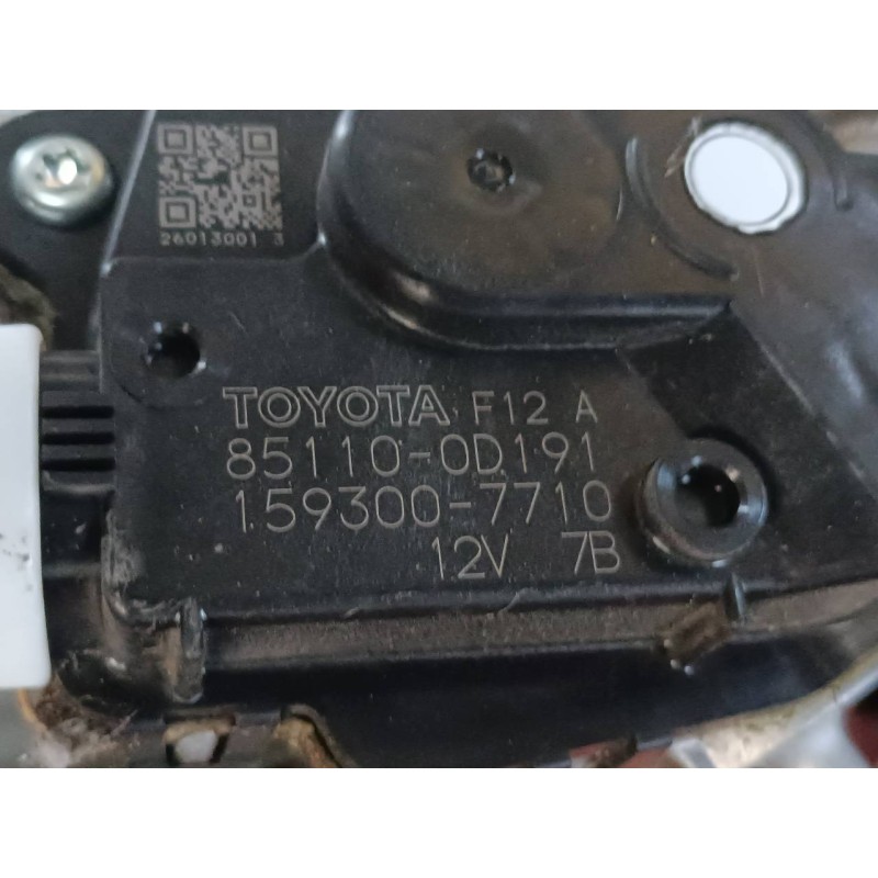 Recambio de motor limpia delantero para toyota yaris hybrid active referencia OEM IAM 851100D191 1593007710 