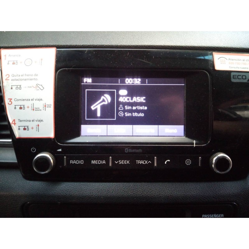 Recambio de sistema audio / radio cd para kia niro concept referencia OEM IAM   