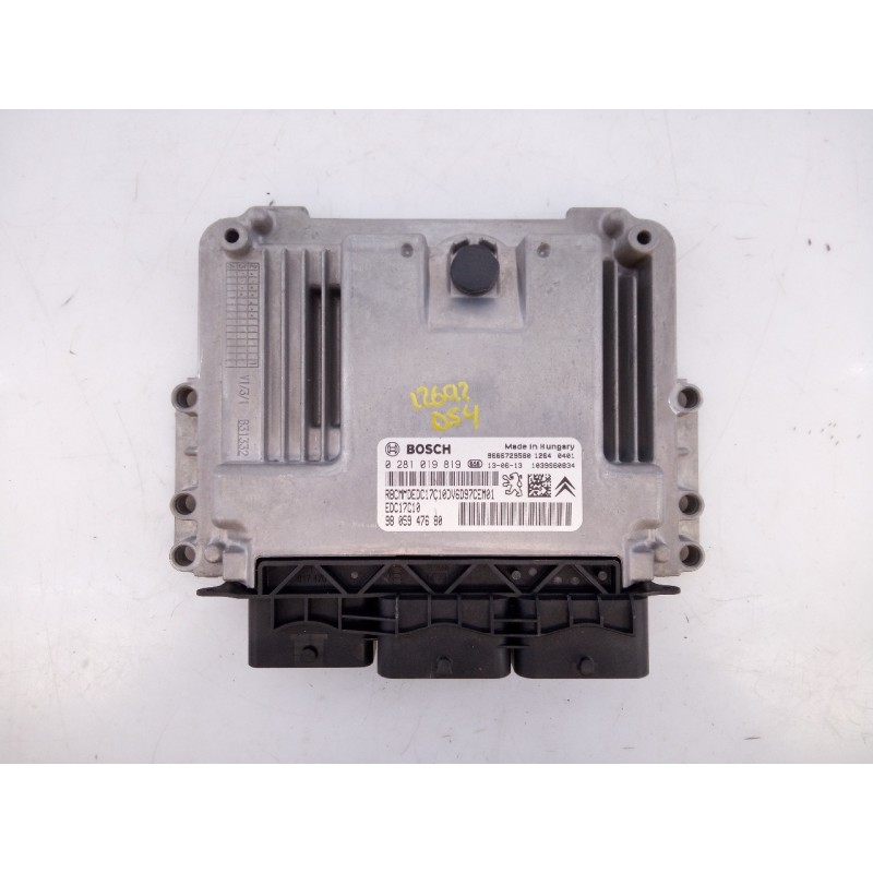 Recambio de centralita motor uce para citroen ds4 design referencia OEM IAM 9805947680 0281019819 