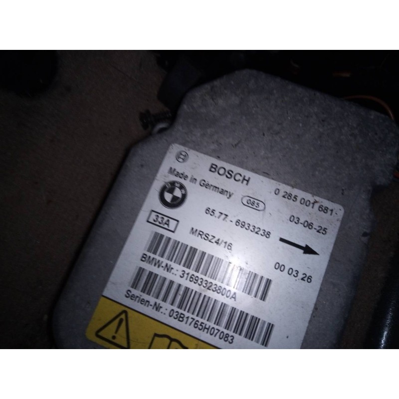 Recambio de centralita airbag para bmw x5 (e53) 3.0i referencia OEM IAM 0285001681  