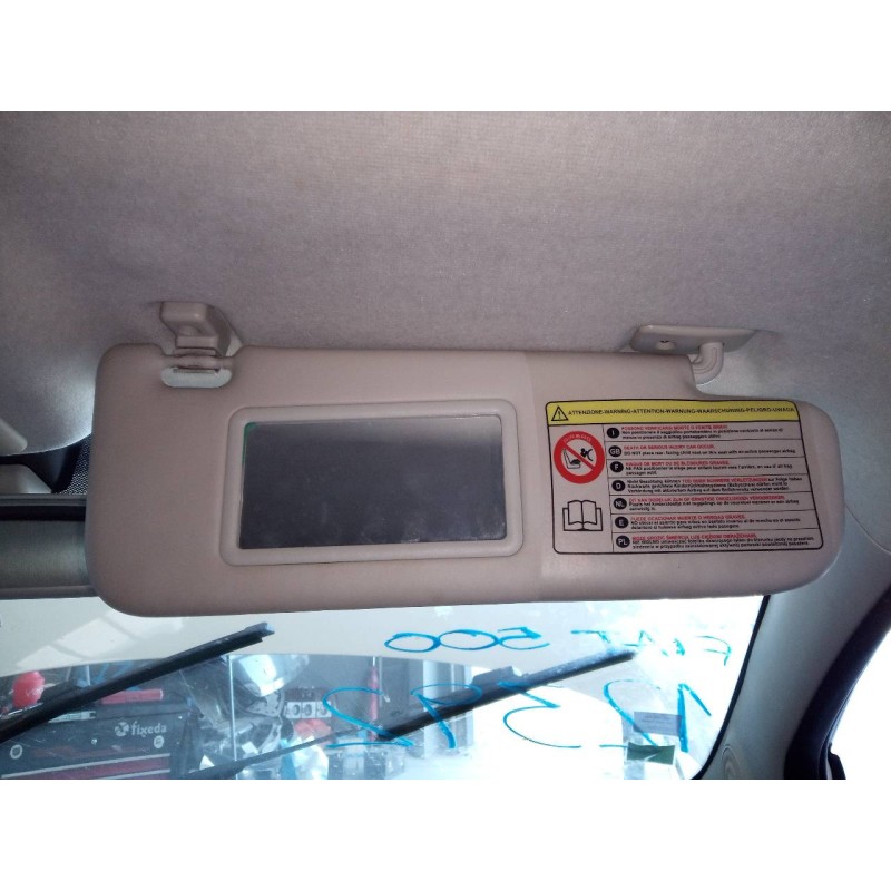 Recambio de parasol derecho para fiat nuova 500 (150) pop referencia OEM IAM   