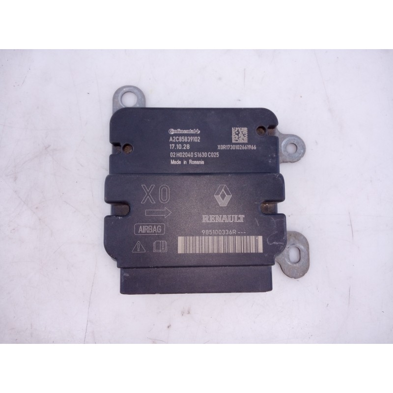 Recambio de centralita airbag para dacia dokker express ambiance referencia OEM IAM 985100336R A2C85839102 