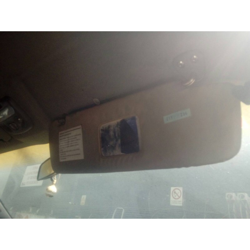 Recambio de parasol derecho para hyundai h 1 h 1 combi con puerta de dos referencia OEM IAM   