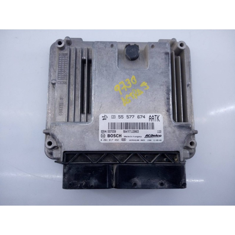 Recambio de centralita motor uce para opel astra j lim. cosmo referencia OEM IAM 55577674 0281017452 