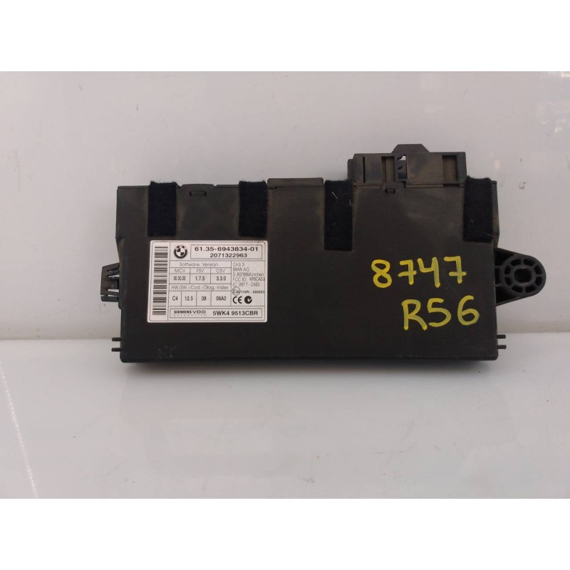 Recambio de modulo electronico para bmw mini (r56) cooper d referencia OEM IAM 5WK49513CBR KR5CAS3 