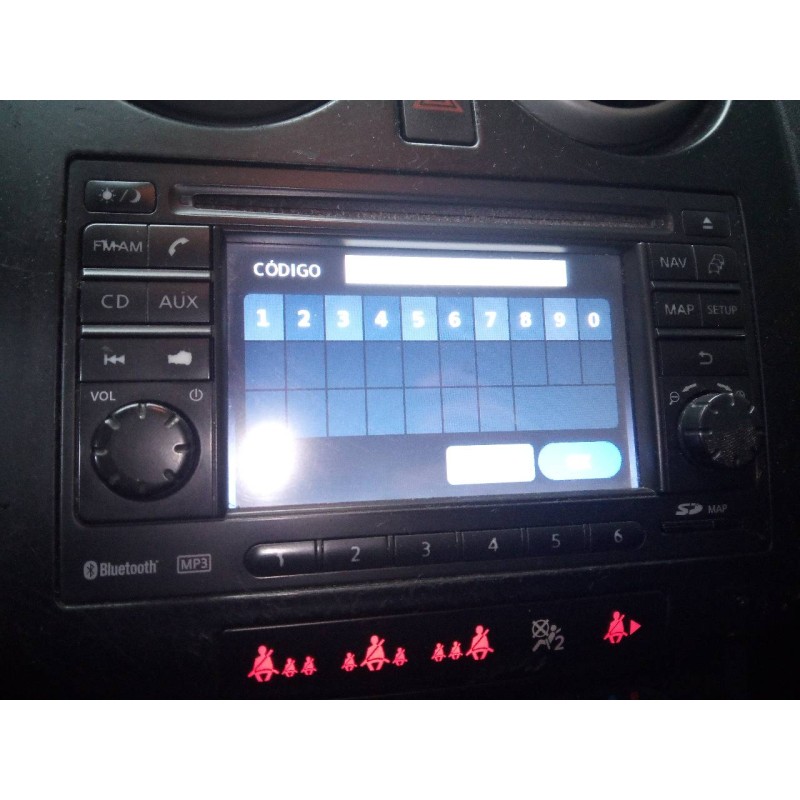 Recambio de sistema navegacion gps para nissan qashqai (j10) acenta referencia OEM IAM   