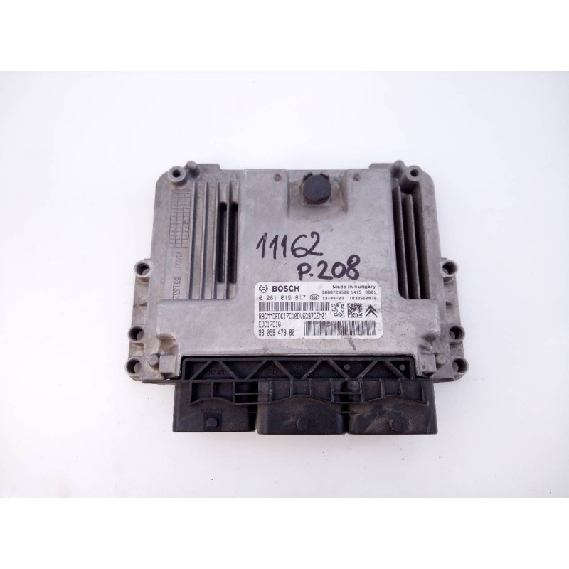 Recambio de centralita motor uce para peugeot 208 active referencia OEM IAM 9805947380 0281019817 