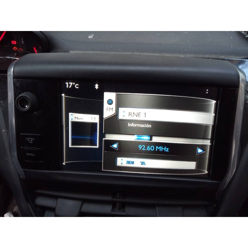 Recambio de sistema audio / radio cd para peugeot 208 active referencia OEM IAM   