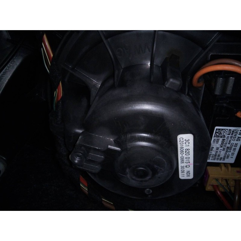 Recambio de ventilador calefaccion para volkswagen golf vi (5k1) rabbit bluemotion referencia OEM IAM 3C1820015Q  