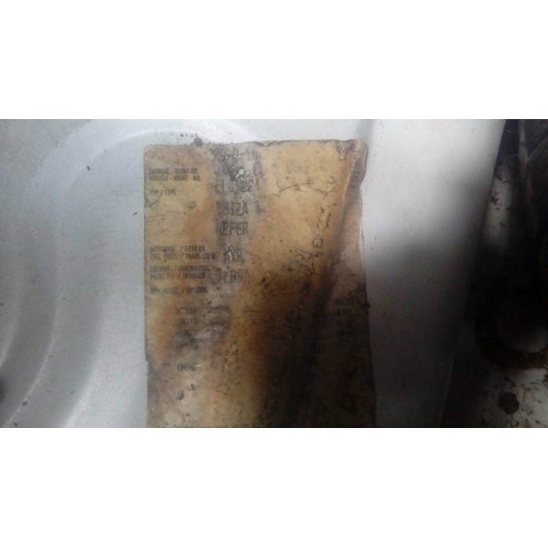 seat ibiza (6l1) del año 2007