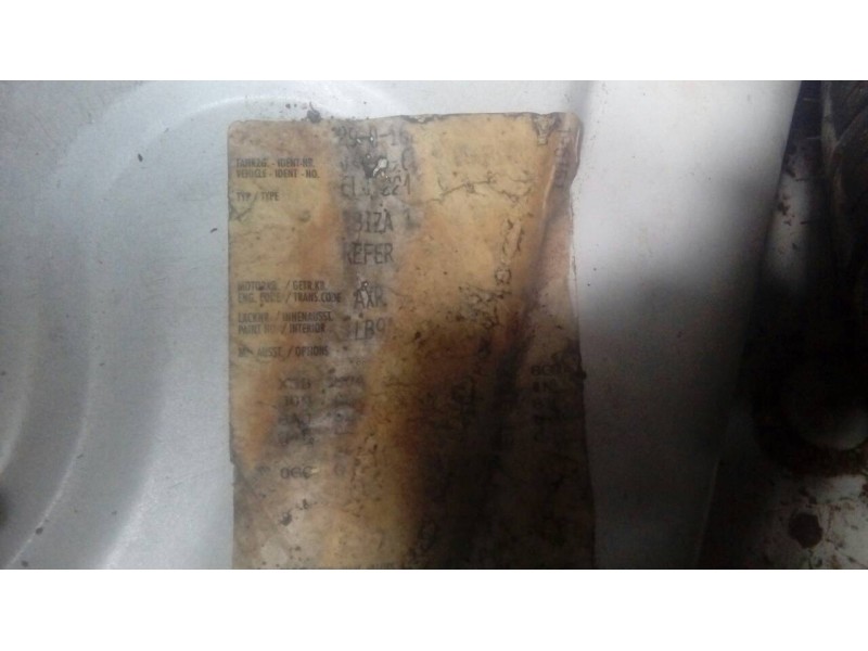 seat ibiza (6l1) del año 2007