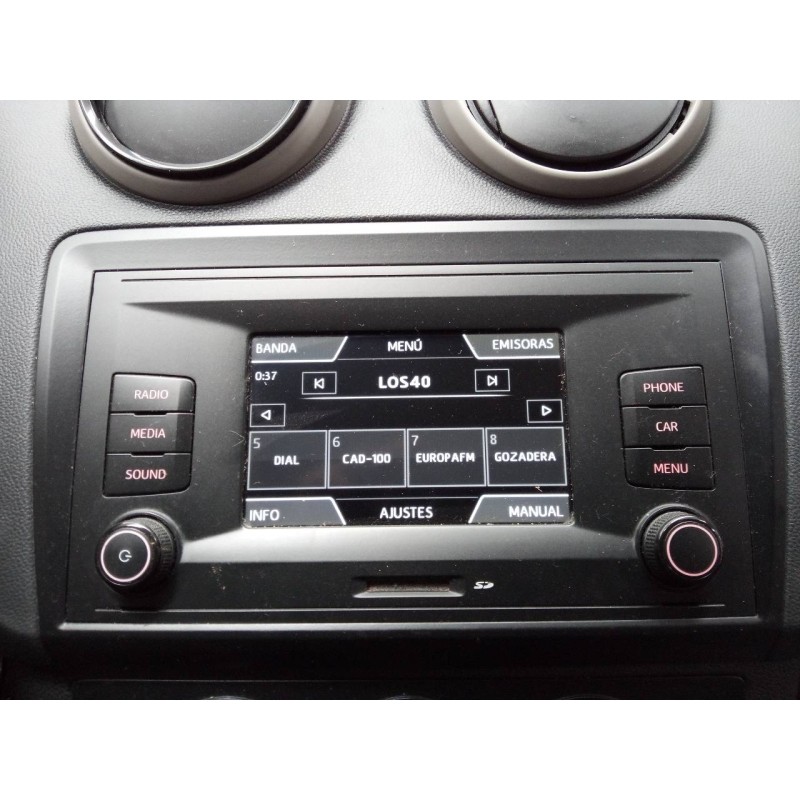 Recambio de sistema audio / radio cd para seat ibiza (6p1) reference referencia OEM IAM   