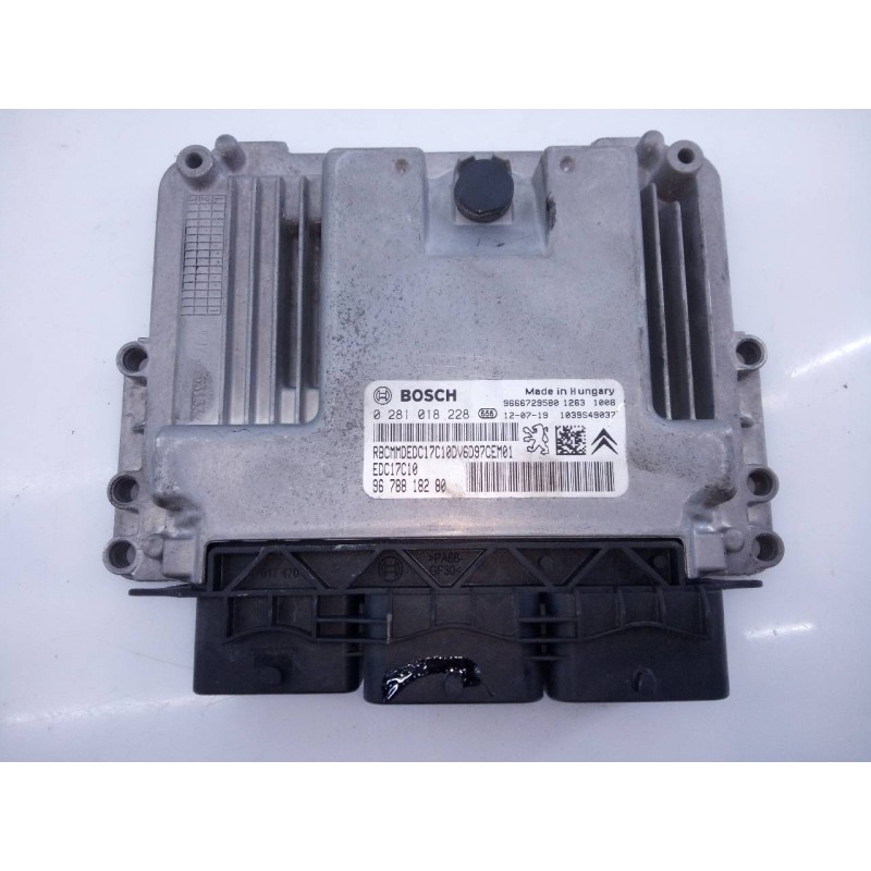 Recambio de centralita motor uce para citroen berlingo cuadro sx referencia OEM IAM 0281018228 9678818280 