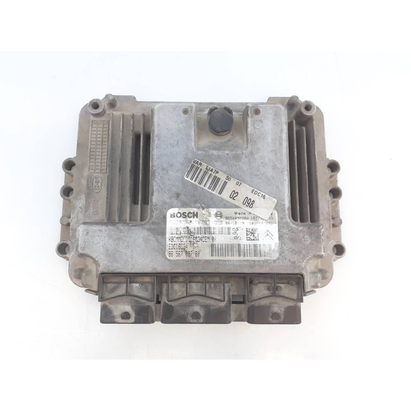 Recambio de centralita motor uce para peugeot 206 berlina 1.4 hdi referencia OEM IAM 9656709780 9654490280 