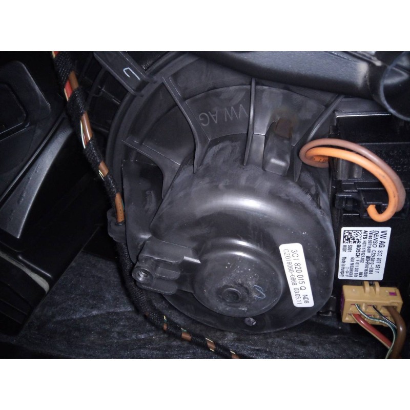 Recambio de ventilador calefaccion para volkswagen golf vi (5k1) rabbit bluemotion referencia OEM IAM 3C1820015Q  