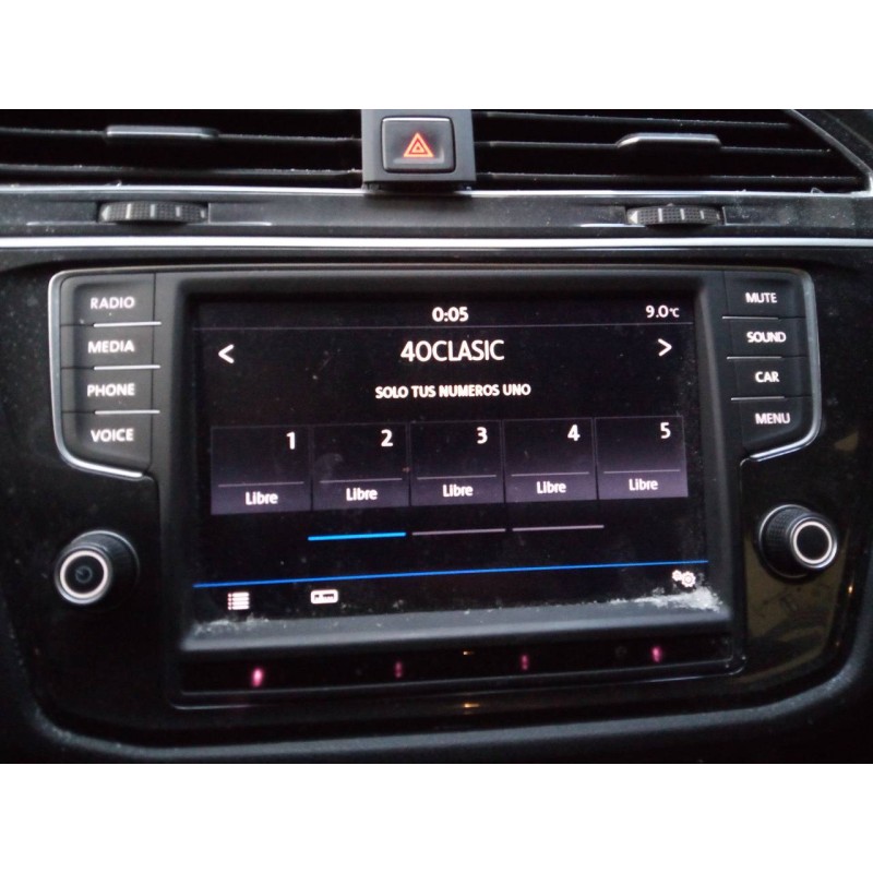 Recambio de sistema audio / radio cd para volkswagen tiguan advance bmt referencia OEM IAM   