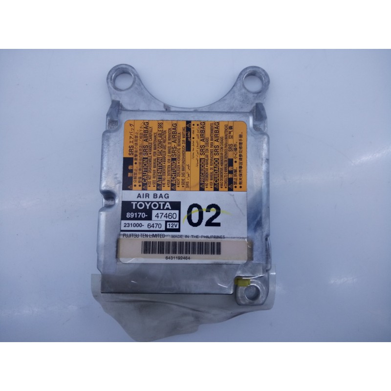 Recambio de centralita airbag para toyota prius (nhw30) advance referencia OEM IAM 8917047460 2310006470 