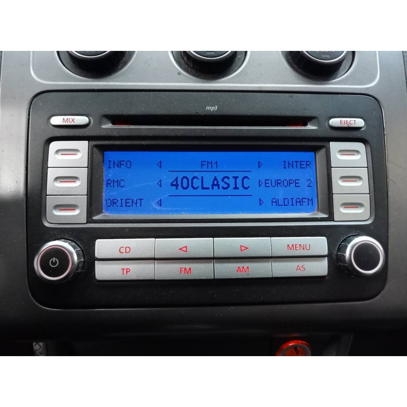 Recambio de sistema audio / radio cd para volkswagen touran (1t2) advance referencia OEM IAM   